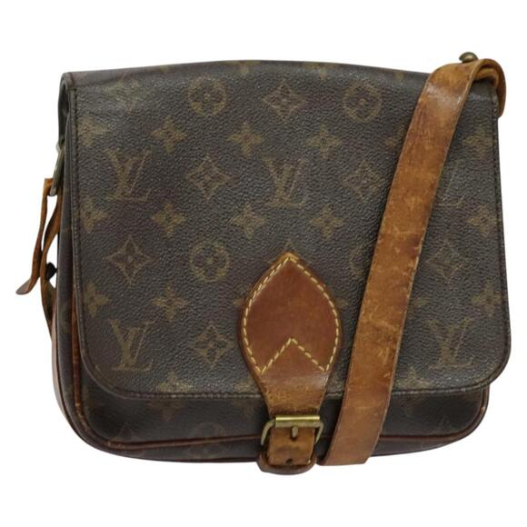 LOUIS VUITTON Monogram Cartouchiere MM Shoulder Bag M51253 - Picture 1 of 16